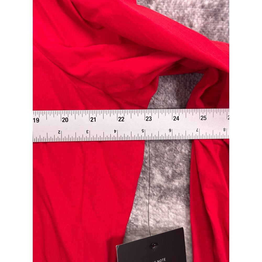 New Tuckernuck Dress XL Womens Pomander Place Mabel Mini Tiered Red Cotton - Picture 4 of 8